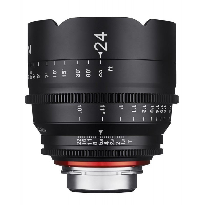 XEEN 24mm T1.5 Canon EF - echelle impériale en pied