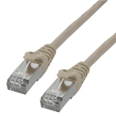 Cordon RJ45 F/UTP cat.6 droit Cu Gris 0,3m