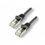 Câble réseau RJ45 100% cuivre  CAT 7 S/FTP - 15m Noir