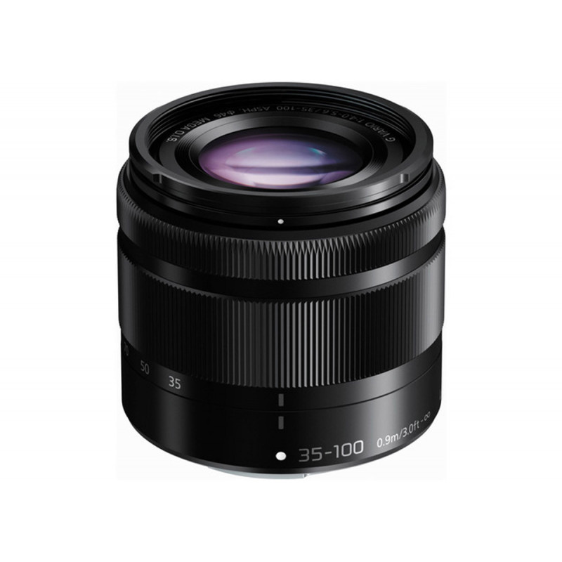 Panasonic Objectif Lumix 35-100 mm f/4-5.6 Asph. Mega O.I.S. Noir