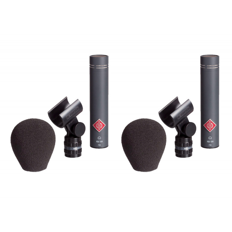 Neumann Avec 2 KM 184 mt, 2 WNS 100 et 2 SG 21, noir