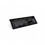 Clavier XL Print-Lettre Blanche Fond Noir-Mac Backlit retro eclaire