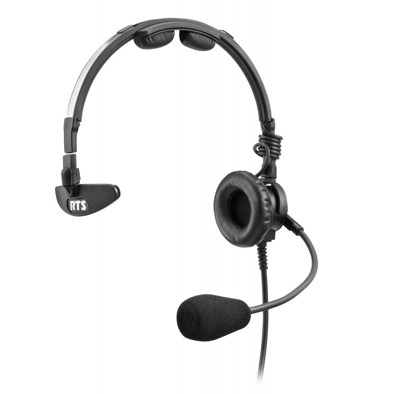 RTS LH-300 - Micro-Casque Monaural A4F (XLR 4-pin Femelle)