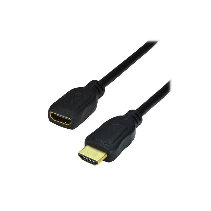 Rallonge HDMI haute vitesse 3D avec Ethernet mâle / femelle - 2m 