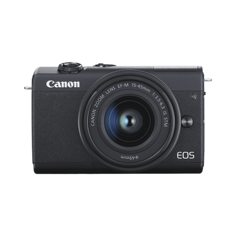 Canon EOS M200 Hybride 24.1MP Noir + Objectif EF-M 15-45mm