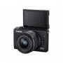 Canon EOS M200 Hybride 24.1MP Noir + Objectif EF-M 15-45mm