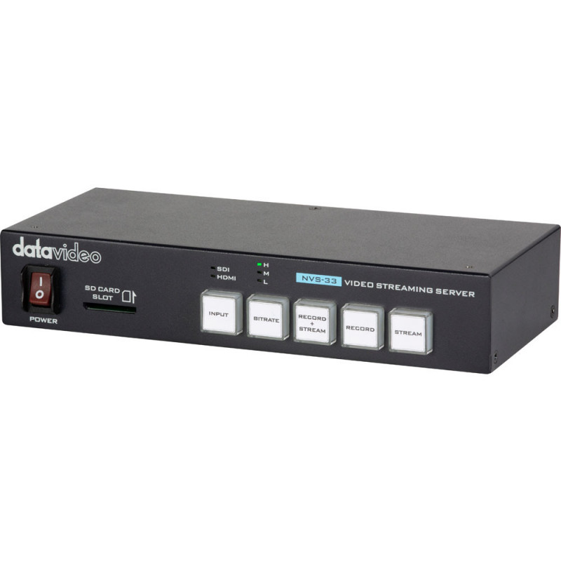 FV Datavideo NVS-33 Encodeur Video/Streaming H.264 et Enregisteur MP4