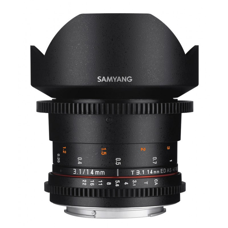 Samyang Objectif 14mm T3.1 VDSLR II Sony E