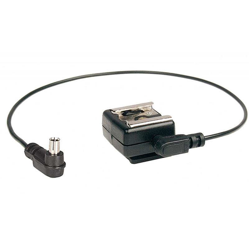 Kaiser Griffe porte flash avec contact central et cable - H  : 16 mm