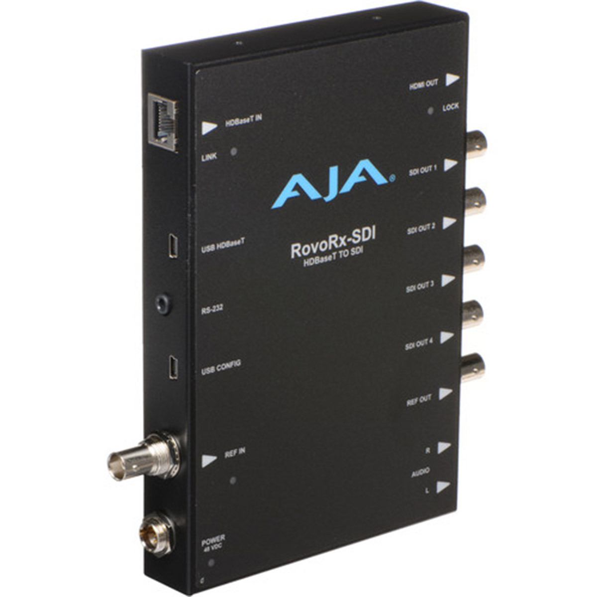 AJA - Recepteur UltraHD/HD HDBaseT vers 6G/3G-SDI et HDMI pour ROVOCAM