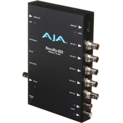 AJA - Recepteur UltraHD/HD HDBaseT vers 6G/3G-SDI et HDMI pour ROVOCAM