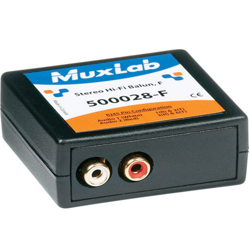 MuxLab Stereo Hi-Fi Balun, F