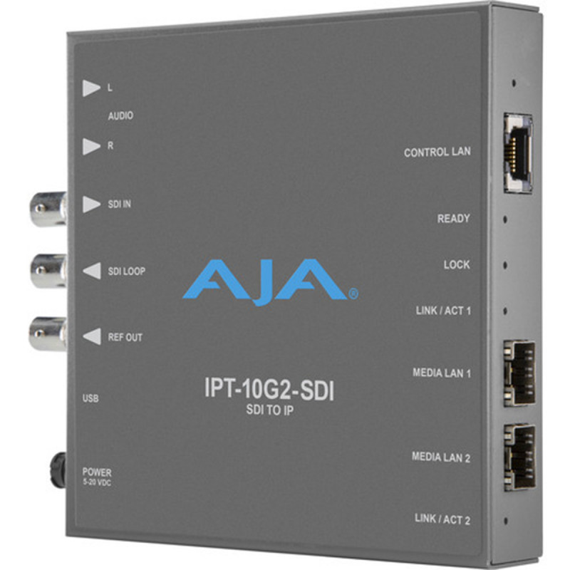 AJA IPT-10G2-SDI Passerelle audio video HD 3G-Sdi vers SMPTE ST 2110