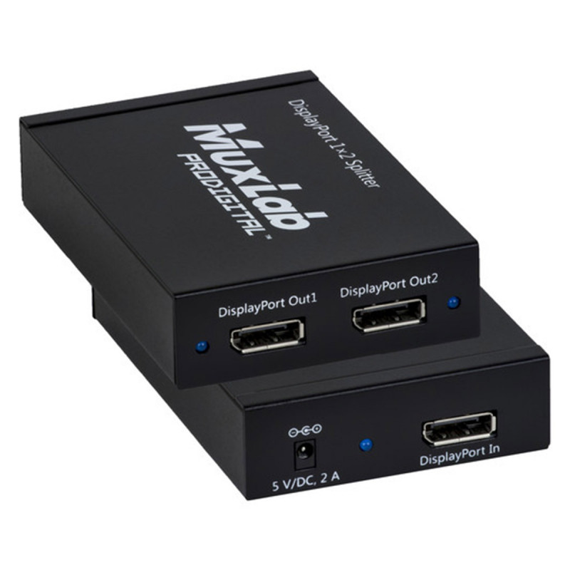 MuxLab Distributeur 1x2 DisplayPort 1.2a