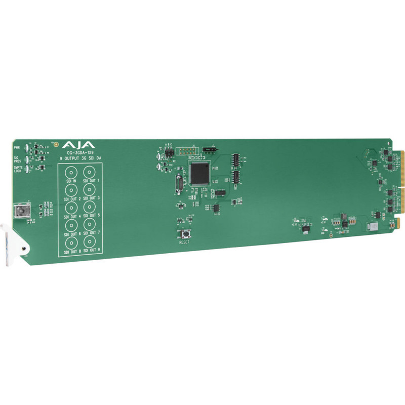 AJA OG-3GDA-1X9 OpenGear Carte 1x9 3G-SDI Reclocking DA