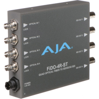 Aja Fido R St Convertisseur Canaux Fibre Optique Vers G Sdi St