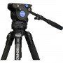 Benro S3 Carbon Single Tube Video Tripod w/ BV4H hd