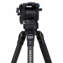 Benro S3 Carbon Single Tube Video Tripod w/ BV4H hd