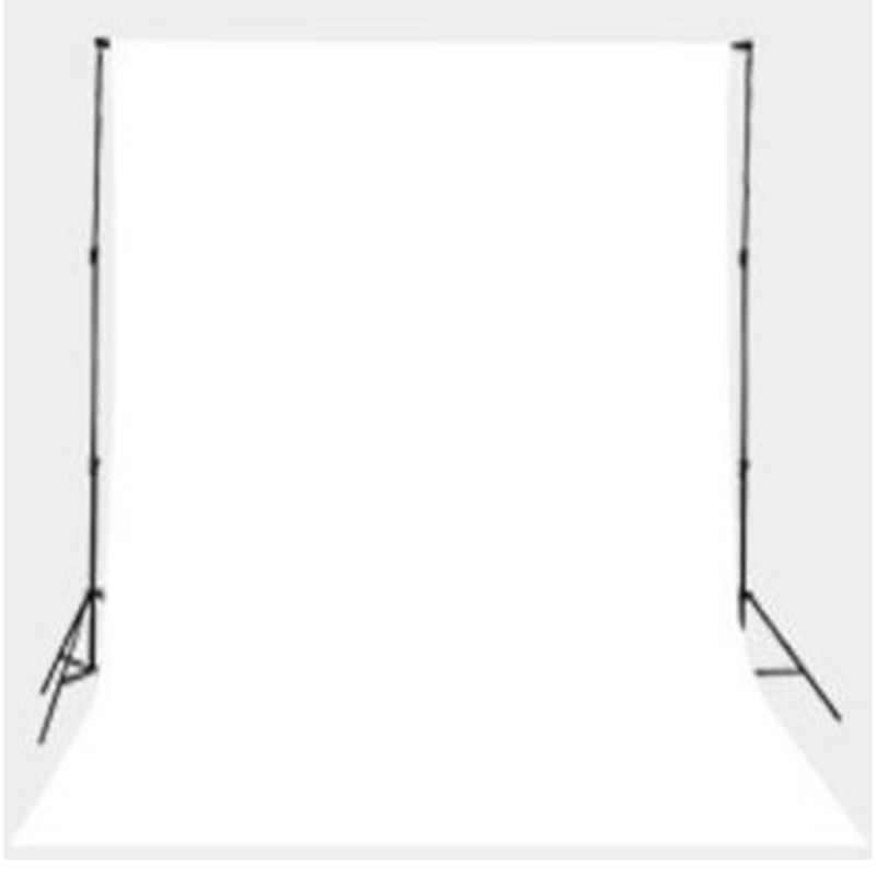 E-Image MB36 Fond studio en mousseline Blanc 3x6m