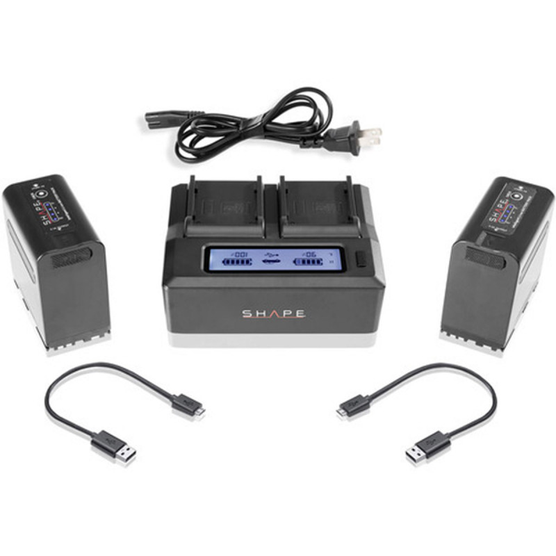 Shape SHAPE BP-975 deux batteries avec chargeur LCD double