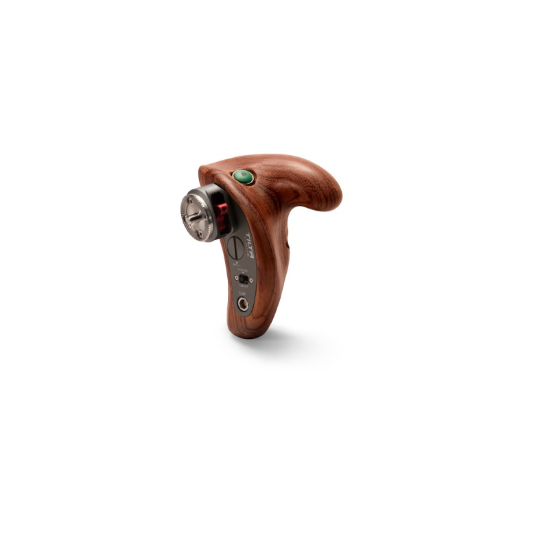 Tilta Right Side Wooden Handle with R/S Button for Panasonic GHSeries