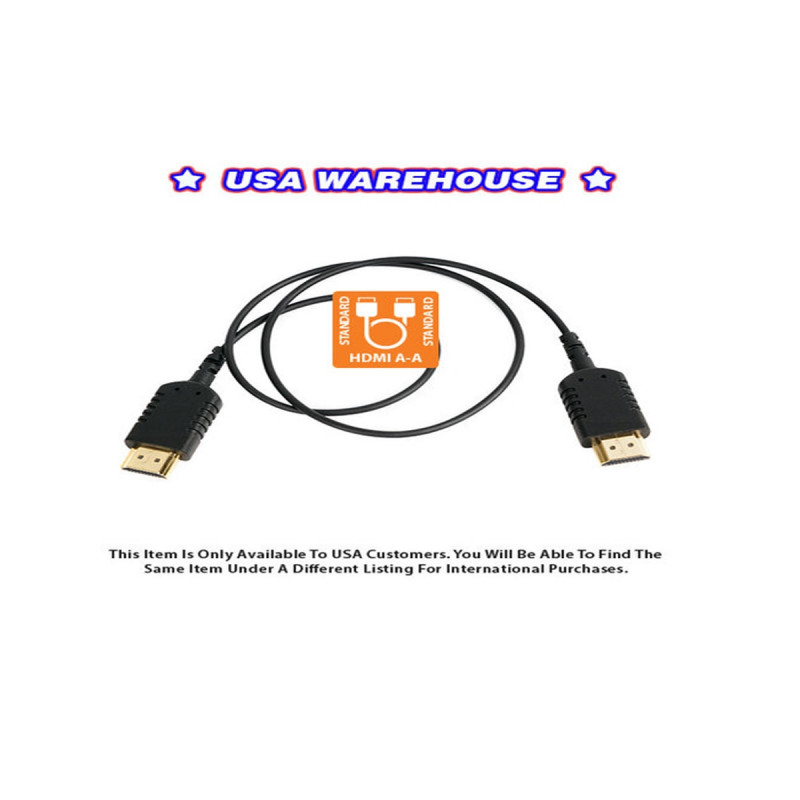 CAME-TV 2 Foot Ultra-Thin and Flexible HDMI Cable AA