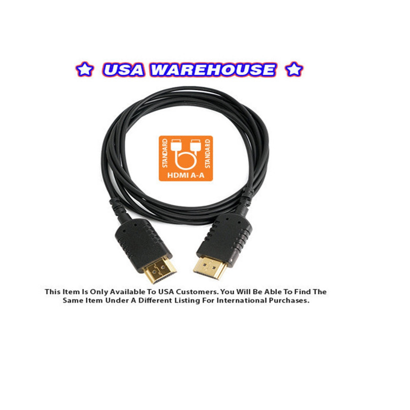 CAME-TV 6 Foot Ultra-Thin and Flexible HDMI Cable AA