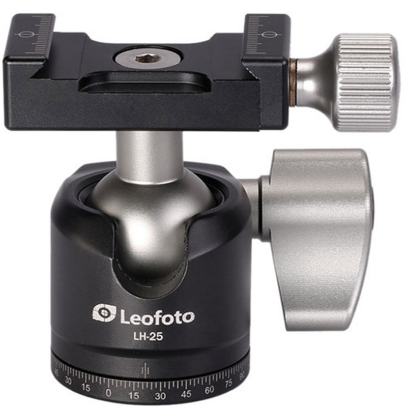 Leofoto Ballhead LH-25 + Release Plate PU-25