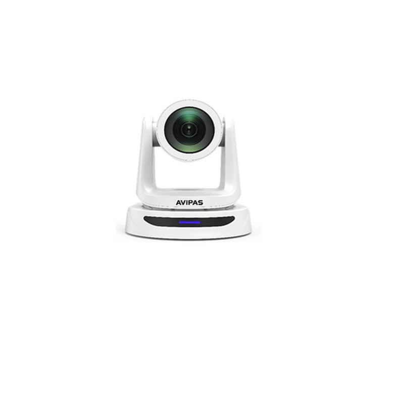 Avipas AV-2000W Caméra PTZ 20x NDI/HDMIavec PoE+&Audio, Blanc