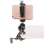 Leofoto Pocket Clamp MC-30 + Kit incl. Mini Ballhead 19 + Smartphone