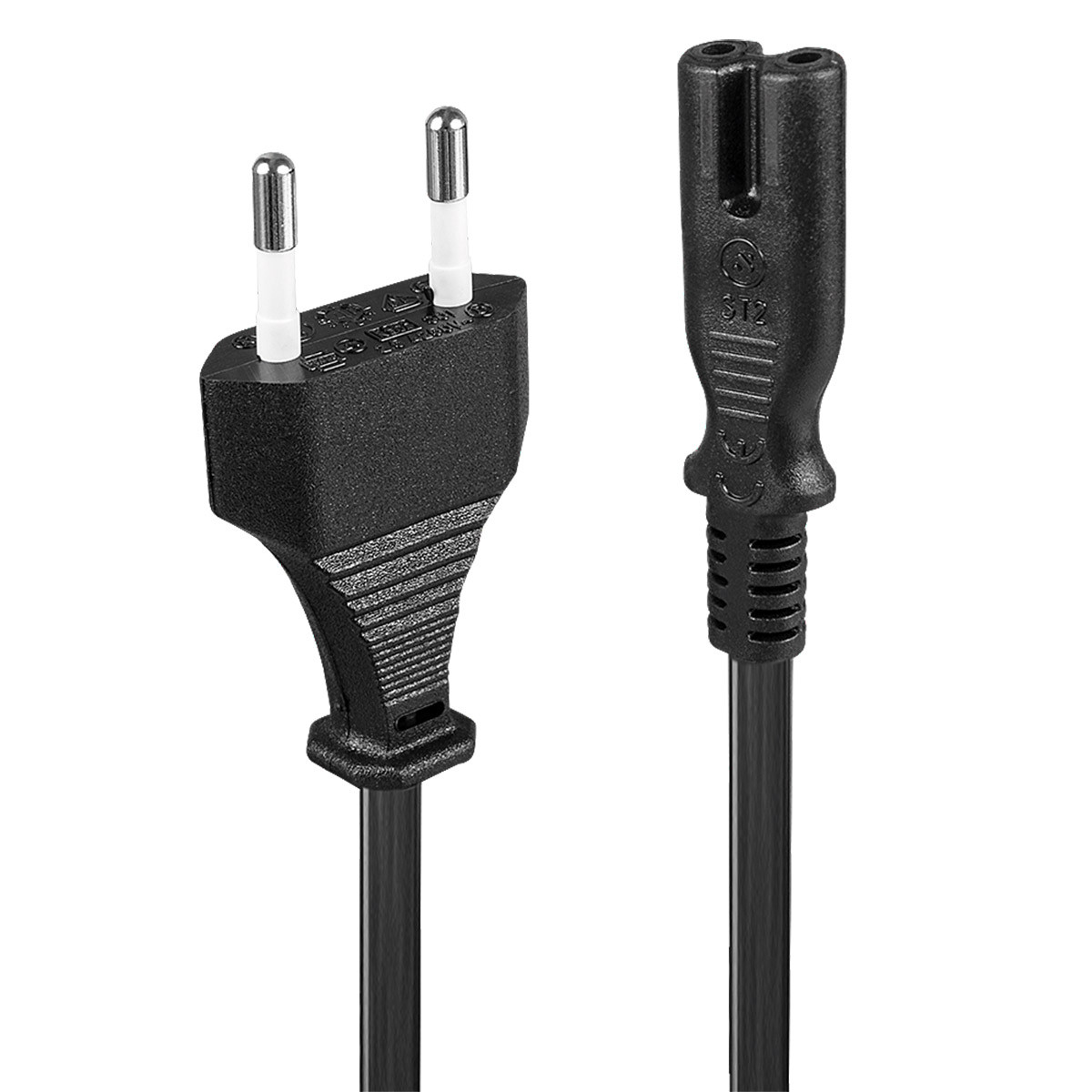 5M Noir Connecteur 4 broches Cable d'alimentation M-F pour systeme