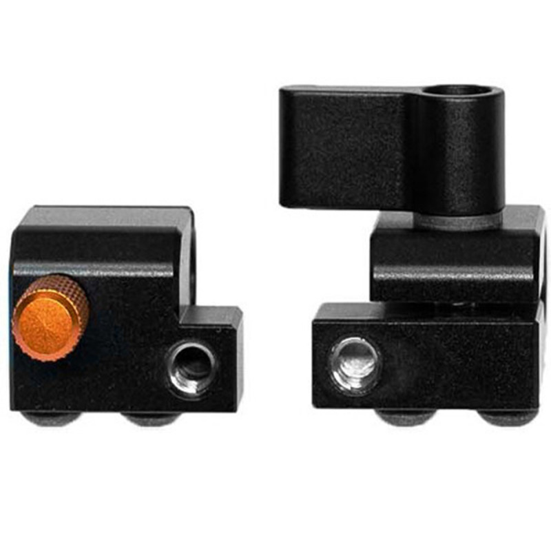 Bright Tangerine Cine Tape Rangefinder Mounting Brackets