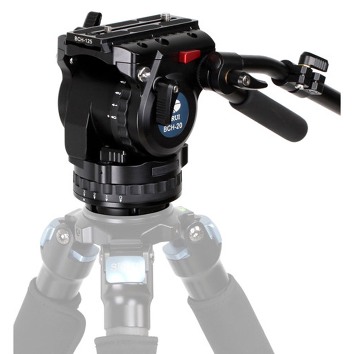 SIRUI BCH-20 Fluid Video head for BCT Tripods, 75mm half ball