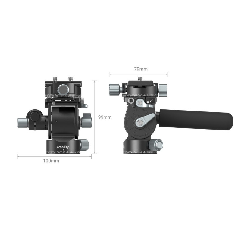 SmallRig Lightweight Fluid Video Head 3457