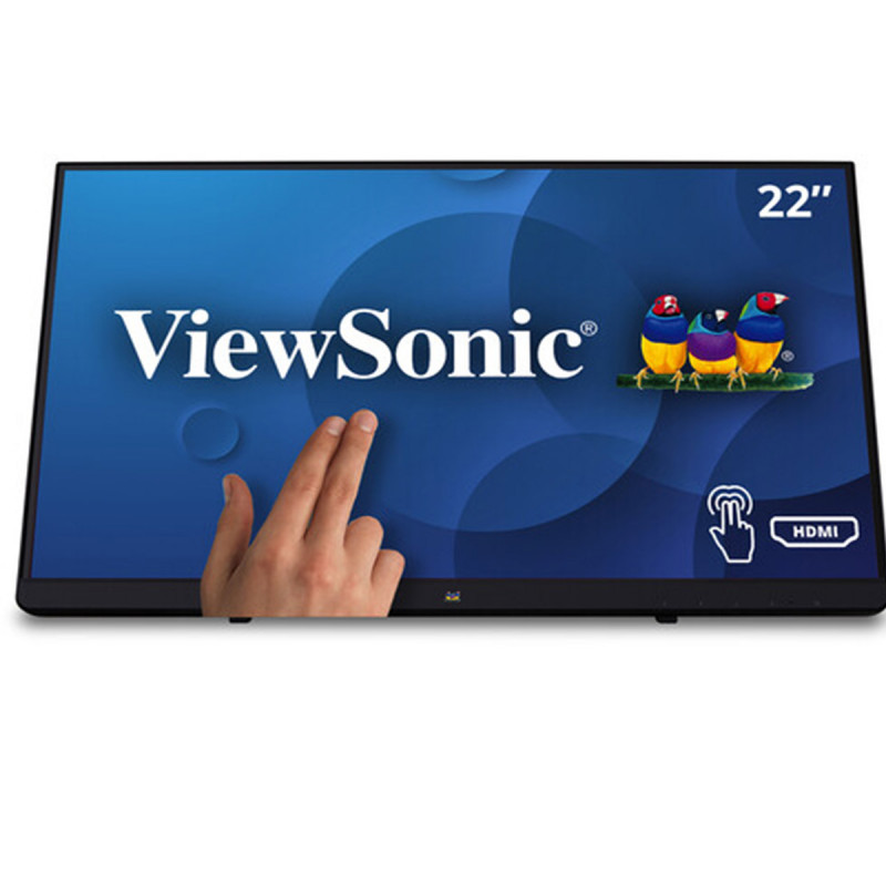 ViewSonic Ecran 21.5''ViewSonicTD2230 Noir 16:9 FHD IPS Tactile