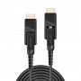 Lindy Câble Micro-HDMI-DVI 18G Hybride Fibre Optique 30m avec adapt