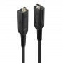 Lindy Câble Micro-HDMI-DVI 18G Hybride Fibre Optique 30m avec adapt