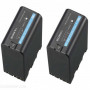 !! FV Sony Pack 2xbatterie BP-U60 (56W/h) 14.4V 3.8AH