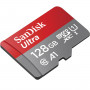 SanDisk Carte microSDXC Ultra 128Go Classe 10 UHS-l R100 + Adaptateur