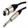 Cordon XLR 3b/Jack 6.35 mo FM 5m