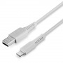 Lindy Câble USB Type A vers Lightning, Blanc, 0.5m