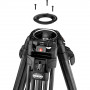 Manfrotto Rotule vidéo 509 et trépied Fast Twin 645 Carbone