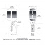 Shure 55SHT2 Voix - Tête de mort dynamique cardioïde