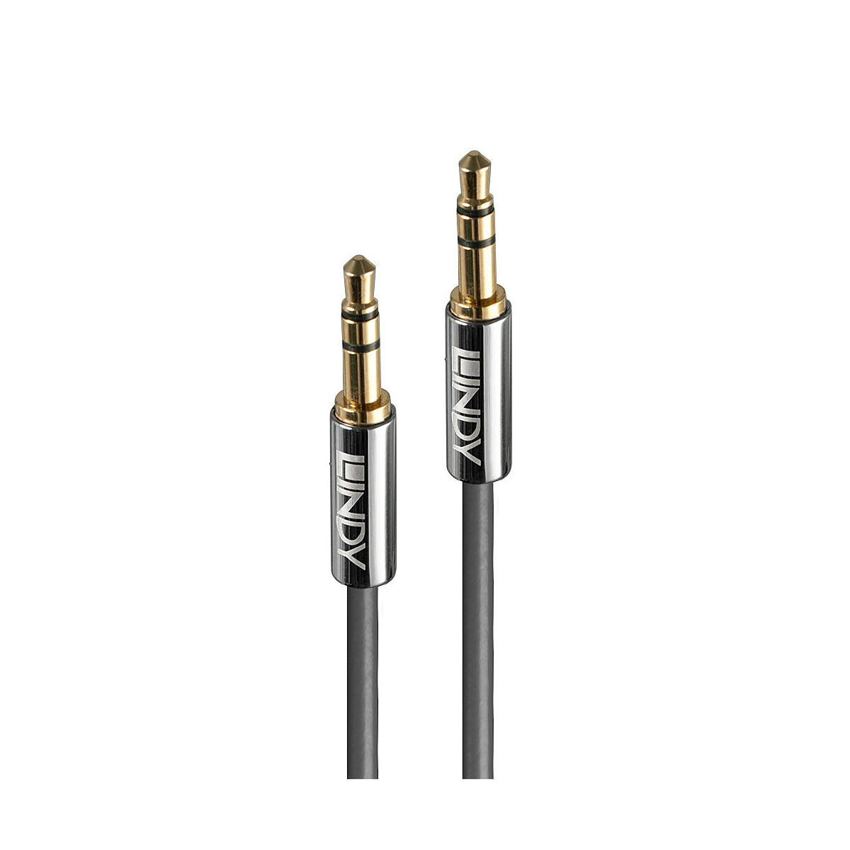 Câble Jack 3.5mm vers 2 RCA gold Anthracite 2m