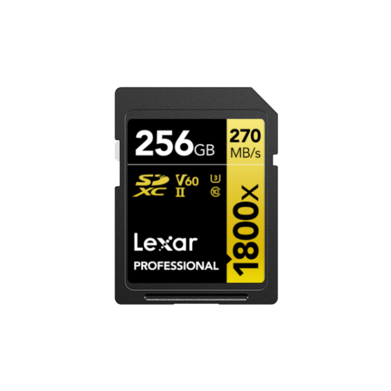 Lexar SDXC 256GB 1800x Professional UHS-II (U3) Class 10