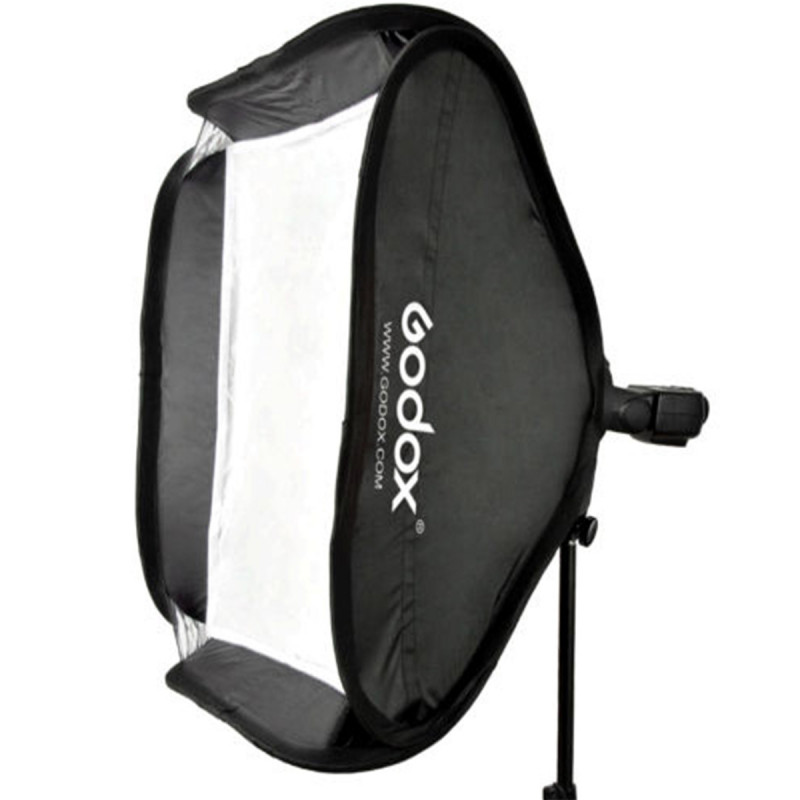 Godox Kit-S bracket avec Softox + gille - Monture Elinchrom