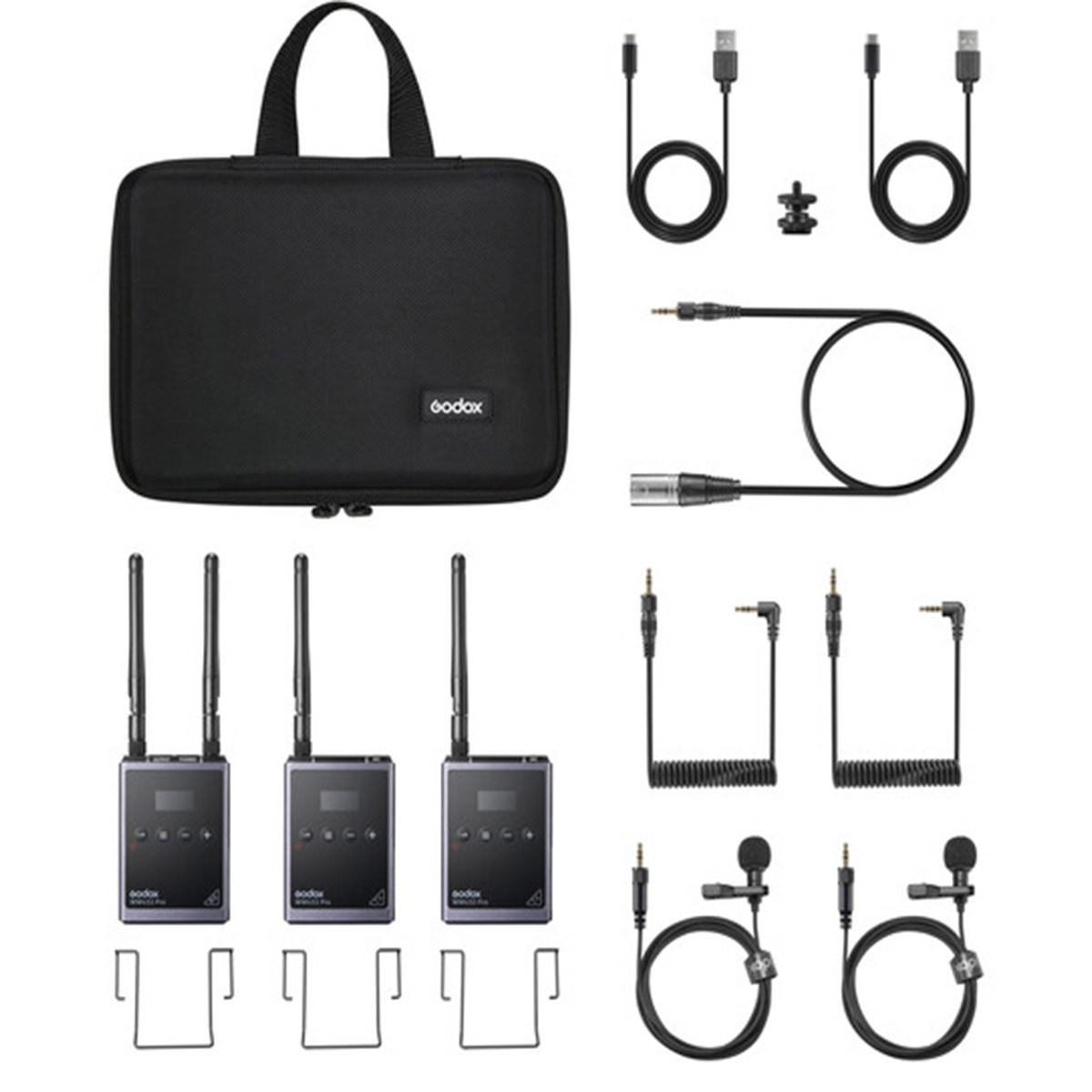 Godox WMicS1 Kit Système de microphone Lavalier sans fil