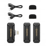 Mini 2.4GHz Wireless Microphone for iOS/Lightning 1+2