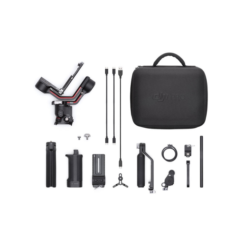 DJI Stabilisateur RS 3 Combo en fibres de carbone - Charge utile 3kg