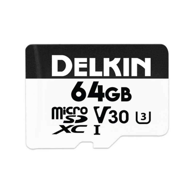 Delkin Carte MicroSD ADVANTAGE UHS-I (V30) microSD 64GB